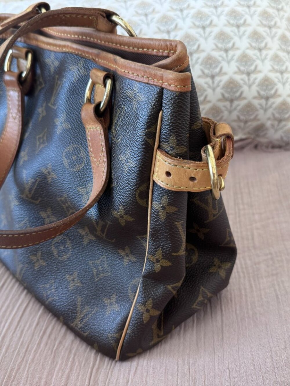 Rare Vintage Louis Vuitton Monogram Batignolles Tote Bag - Picture 9 of 16